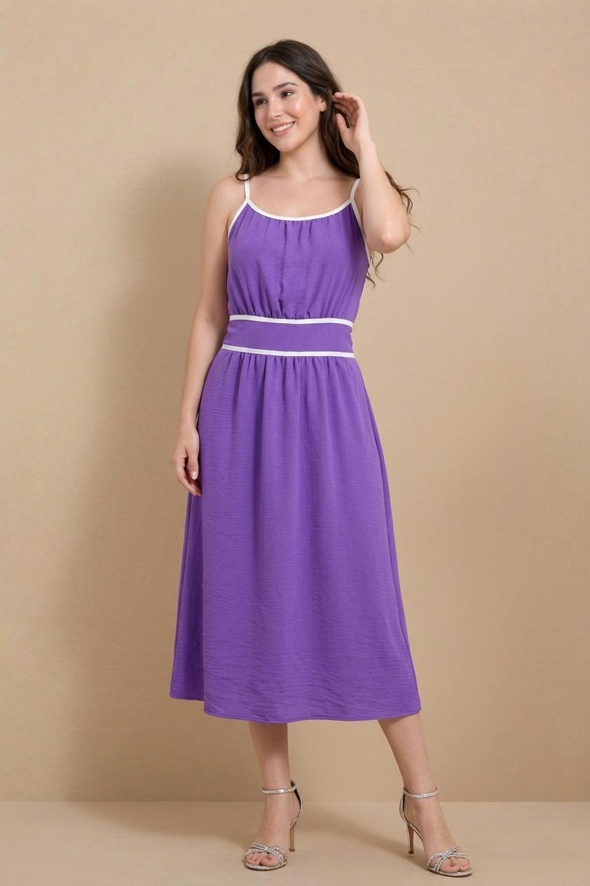 Vestido Violeta Midi